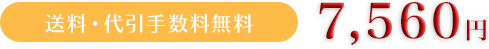 送料・代引き手数料無料　6,300円