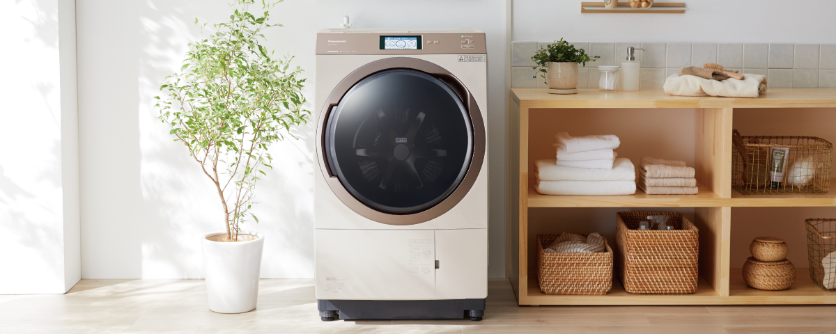 The ideal way to wash towels! Panasonic’s “Naname Drum Washer/Dryer” with “Towel Dedicated Course” supervised by IKEUCHI ORGANIC to go on sale in early November.