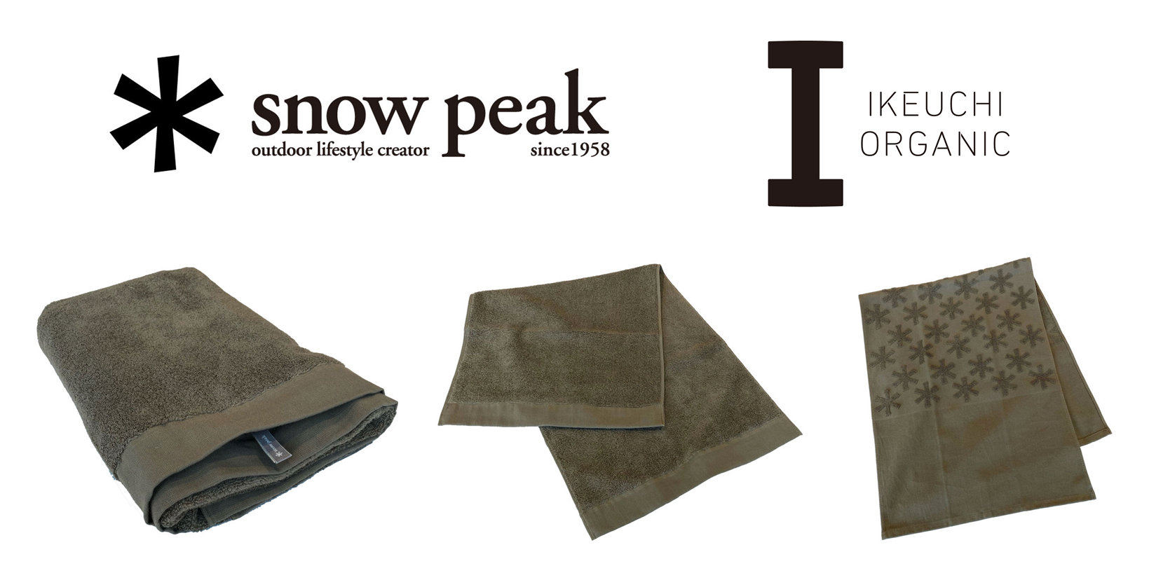 Snow Peak x IKEUCHI ORGANIC Collaboration – First release!