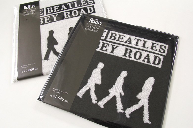 アビィロード５０周年アルバム発売記念　Beatlesタオルハンカチ