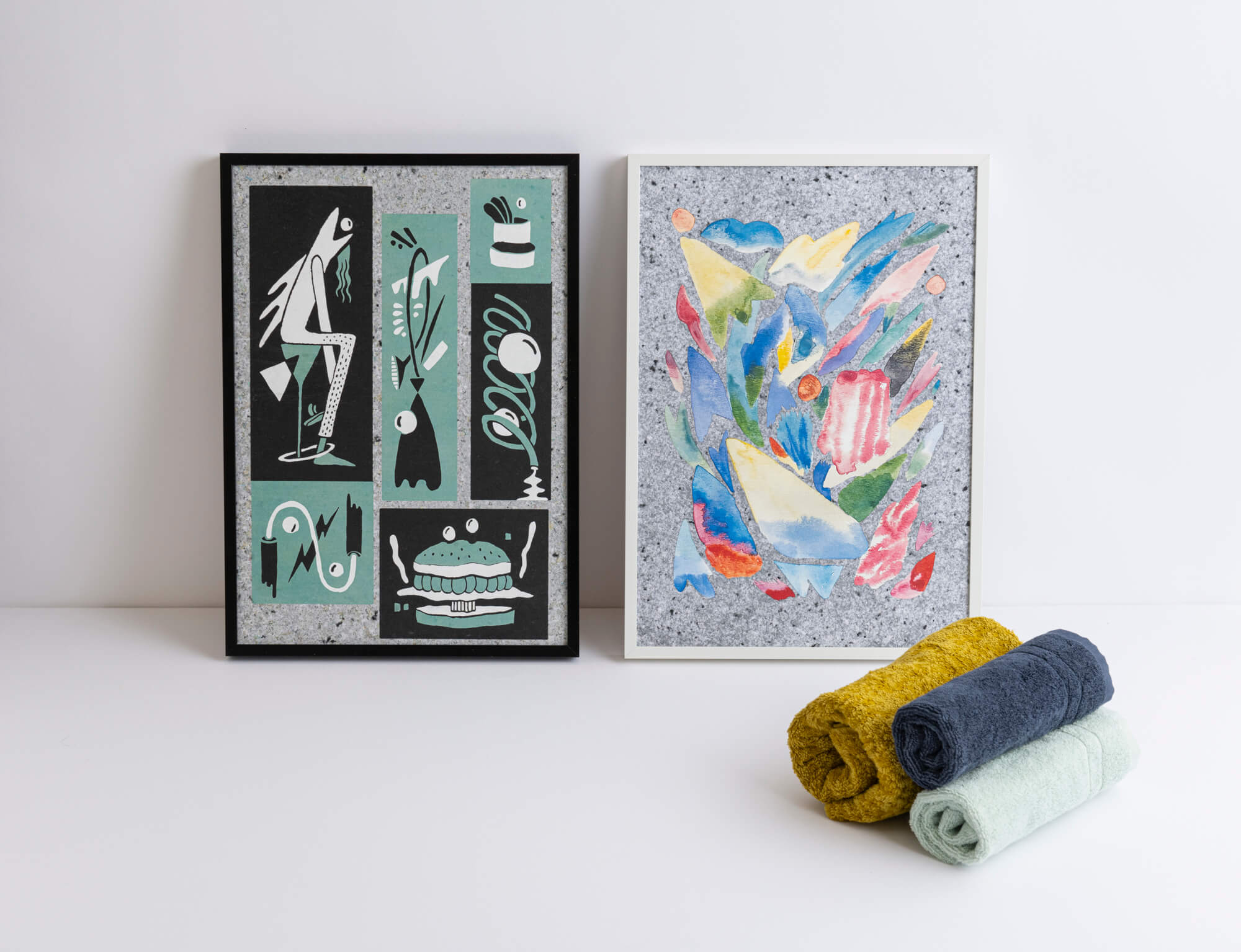 オーガニックコットンタオルの製造端材をアートへ再生 エプソン・丹青社・NOMALとの4社共創によるサステナブルアートプロジェクトを開始