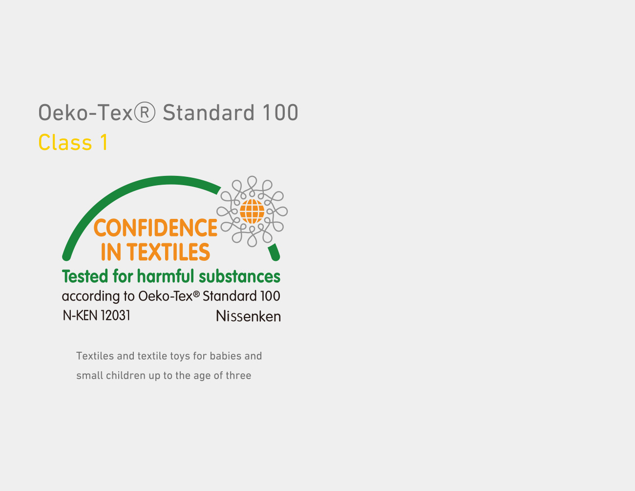 THE GLOBAL STANDARD FOR SAFETY: OEKO-TEX Standard 100