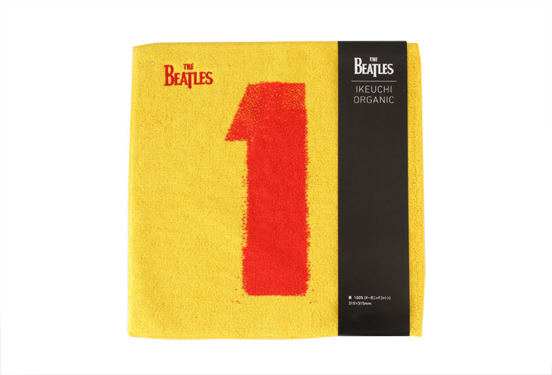 Beatlesタオルハンカチ Beatles 1 ビートルズ オーガニックコットン100 今治タオルの Ikeuchi Organic